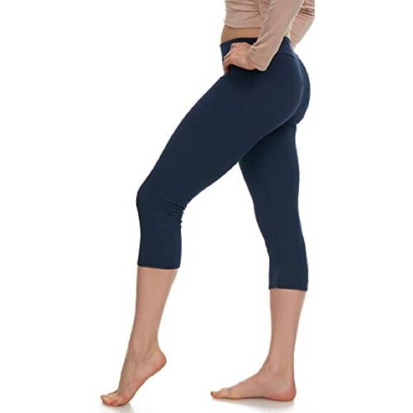 Mondetta Navy Blue Cropped Athletic Leggings S - Picture 1 of 4